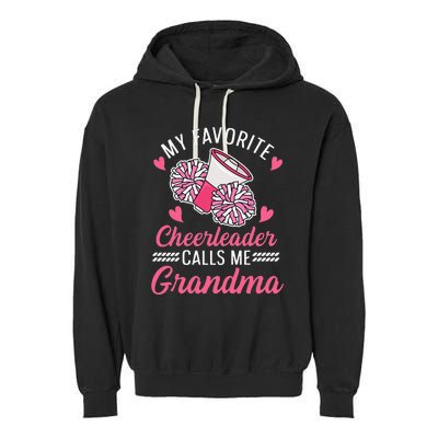 Cheer Grandma Quote for your Cheerleading Grandma Garment-Dyed Fleece Hoodie