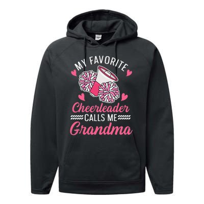 Cheer Grandma Quote for your Cheerleading Grandma Performance Fleece Hoodie