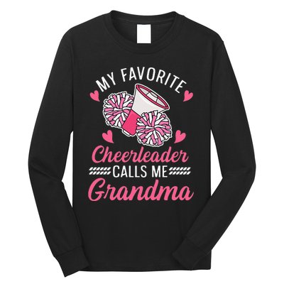 Cheer Grandma Quote for your Cheerleading Grandma Long Sleeve Shirt