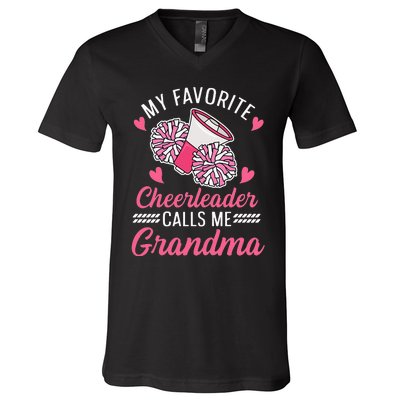 Cheer Grandma Quote for your Cheerleading Grandma V-Neck T-Shirt