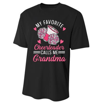 Cheer Grandma Quote for your Cheerleading Grandma Performance Sprint T-Shirt