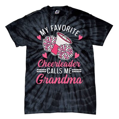 Cheer Grandma Quote for your Cheerleading Grandma Tie-Dye T-Shirt