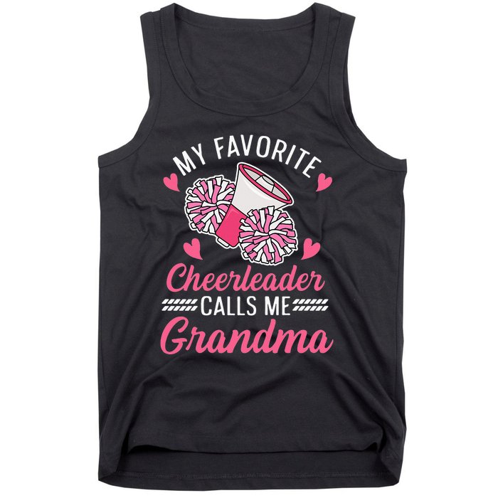 Cheer Grandma Quote for your Cheerleading Grandma Tank Top