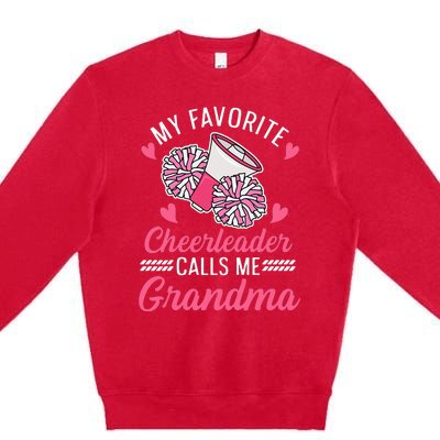 Cheer Grandma Quote for your Cheerleading Grandma Premium Crewneck Sweatshirt