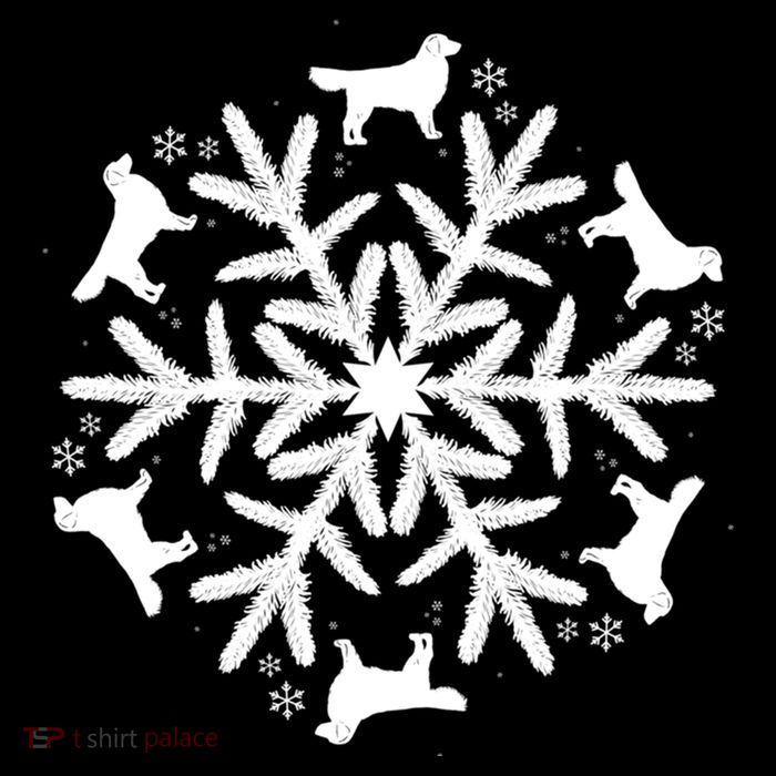Christmas Golden Retriever Gift Snowflake Golden Retriever Gift Youth Performance Sprint T-Shirt