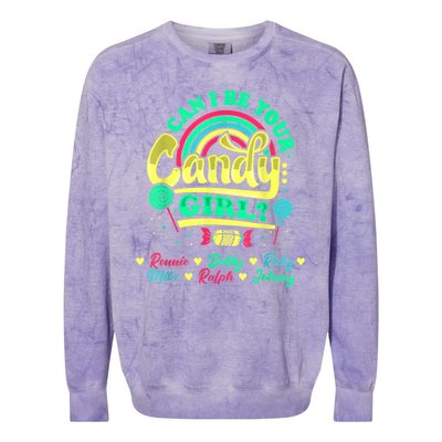 Candy Gir'l Ronnie Bobby Ricky Mike Ralph Johnny Colorblast Crewneck Sweatshirt