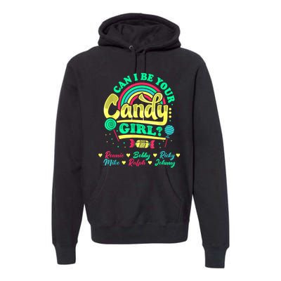 Candy Gir'l Ronnie Bobby Ricky Mike Ralph Johnny Premium Hoodie