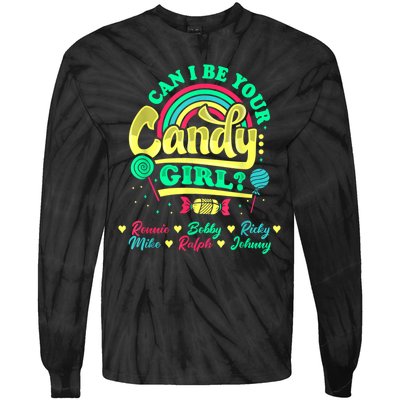 Candy Gir'l Ronnie Bobby Ricky Mike Ralph Johnny Tie-Dye Long Sleeve Shirt