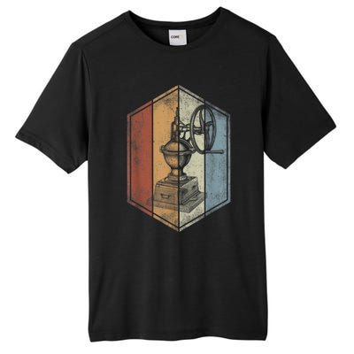 Coffee Grinder Retro Vintage Style Coffee Lover Tall Fusion ChromaSoft Performance T-Shirt