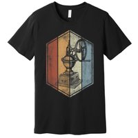 Coffee Grinder Retro Vintage Style Coffee Lover Premium T-Shirt