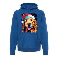 Christmas Golden Retriever Gift Premium Hoodie