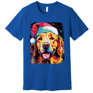 Christmas Golden Retriever Gift Premium T-Shirt