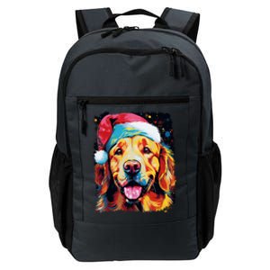 Christmas Golden Retriever Gift Daily Commute Backpack