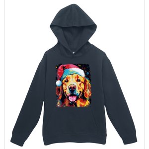 Christmas Golden Retriever Gift Urban Pullover Hoodie