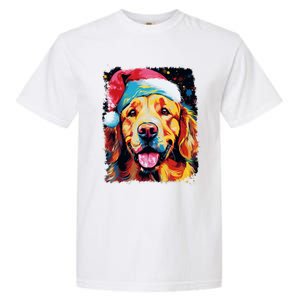 Christmas Golden Retriever Gift Garment-Dyed Heavyweight T-Shirt