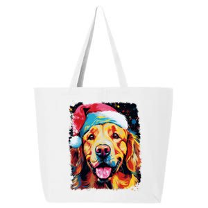 Christmas Golden Retriever Gift 25L Jumbo Tote