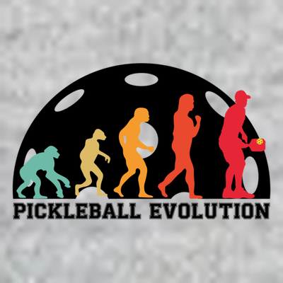 Cute Gift Retro Pickleball Players Pickleball Evolution Pickle Ball  T-Shirt