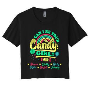 Candy Gir Ronnie Bobby Ricky Mike Ralph Johnny Women's Crop Top Tee