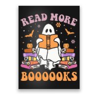 Cute Ghost Read More Books Funny Halloween Teacher Poster