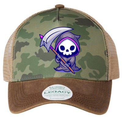 Cute Grim Reaper Legacy Tie Dye Trucker Hat