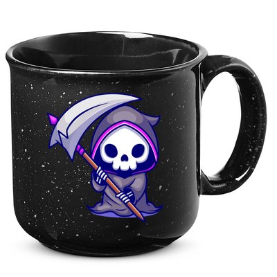 Cute Grim Reaper 15oz Campfire Ceramic Mug