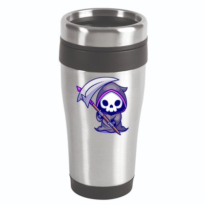 Cute Grim Reaper 16oz Travel Tumbler