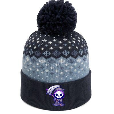 Cute Grim Reaper The Baniff Cuffed Pom Beanie