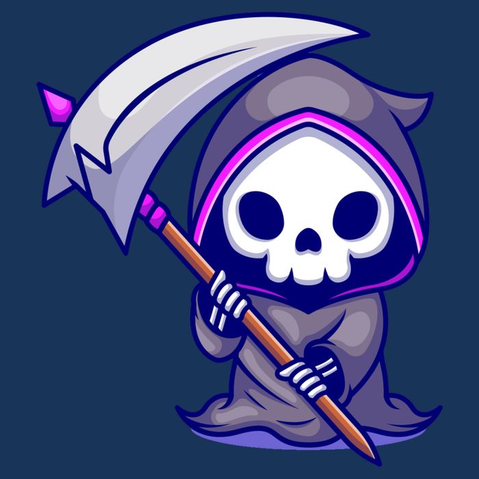 Cute Grim Reaper Cooling Performance Crew T-Shirt