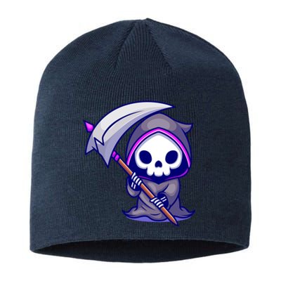 Cute Grim Reaper Sustainable Beanie