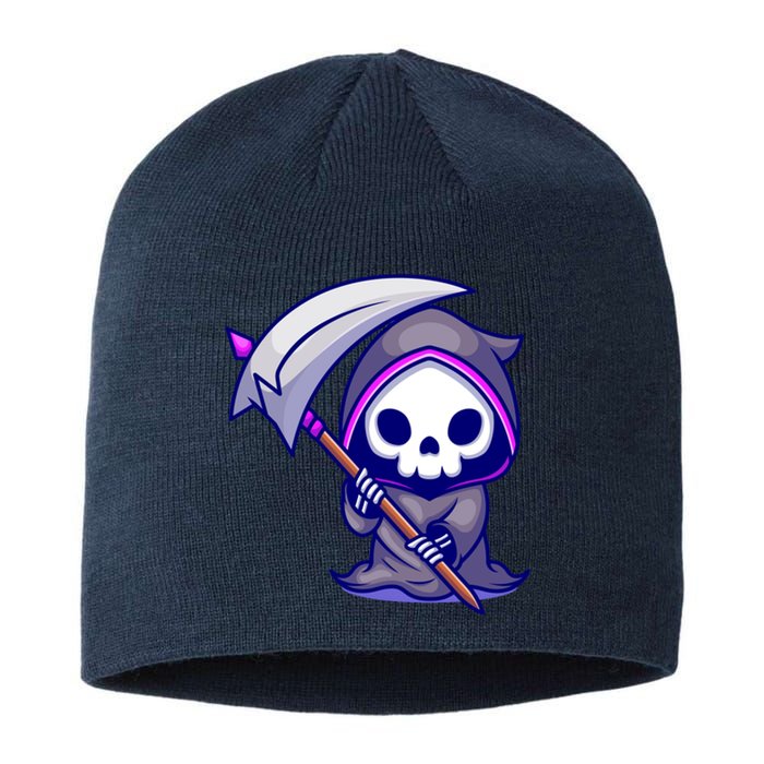 Cute Grim Reaper Sustainable Beanie