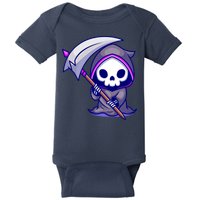 Cute Grim Reaper Baby Bodysuit
