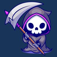 Cute Grim Reaper Baby Bodysuit