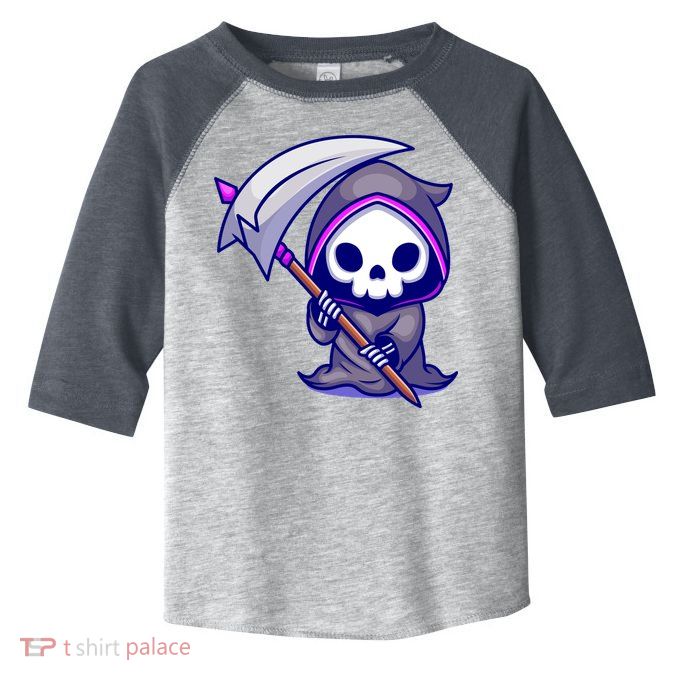 Cute Grim Reaper Toddler Fine Jersey T-Shirt