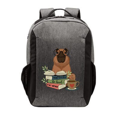 Capybara Glasses Reading Books Capybara Nerd Bookworm Vector Backpack