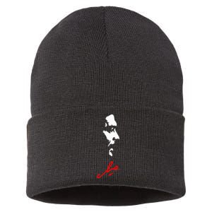 Che Guevara Rebel Signature Guerrilla Icon Revolution Sustainable Knit Beanie