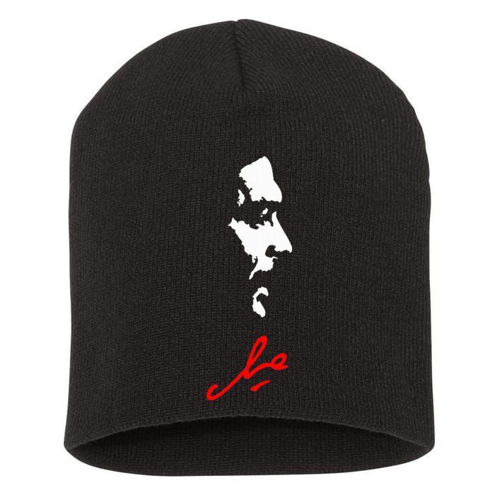 Che Guevara Rebel Signature Guerrilla Icon Revolution Short Acrylic Beanie