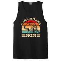 Cute Golden Retriever Mom Design Funny Dog Lover Retro PosiCharge Competitor Tank