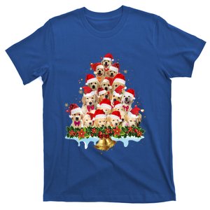 Christmas Golden Retriever Xmas Dog Santa Hat Pet Lovers Gift T-Shirt