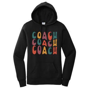 Coach Groovy Retro Colorful Design Coaching Women's Pullover Hoodie