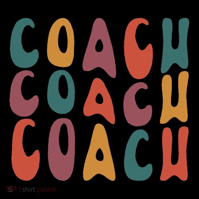 Coach Groovy Retro Colorful Design Coaching Wool Snapback Cap