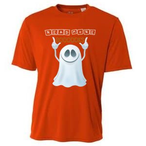 Cute Ghost Read More Boooooks Halloween Gift Cooling Performance Crew T-Shirt