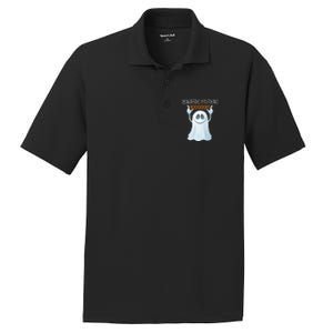 Cute Ghost Read More Boooooks Halloween Gift PosiCharge RacerMesh Polo