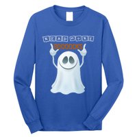 Cute Ghost Read More Boooooks Halloween Gift Long Sleeve Shirt