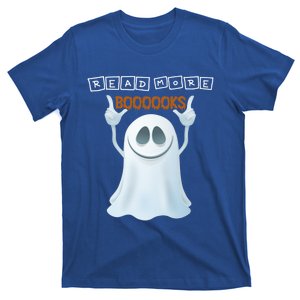 Cute Ghost Read More Boooooks Halloween Gift T-Shirt