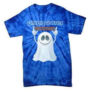 Cute Ghost Read More Boooooks Halloween Gift Tie-Dye T-Shirt