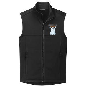 Cute Ghost Read More Boooooks Halloween Gift Collective Smooth Fleece Vest