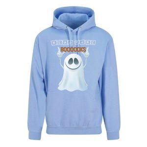 Cute Ghost Read More Boooooks Halloween Gift Unisex Surf Hoodie