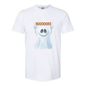 Cute Ghost Read More Boooooks Halloween Gift Softstyle CVC T-Shirt