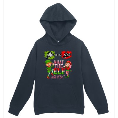 Christmas Gender Reveal He Or She What The Elf Will It Be Meaningful Gift Urban Pullover Hoodie