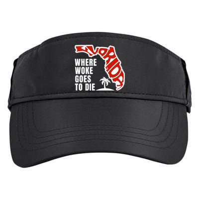 Conservative Governor Ron Desantis Quote:Florida Is Where Woke Goes To Die Adult Drive Performance Visor